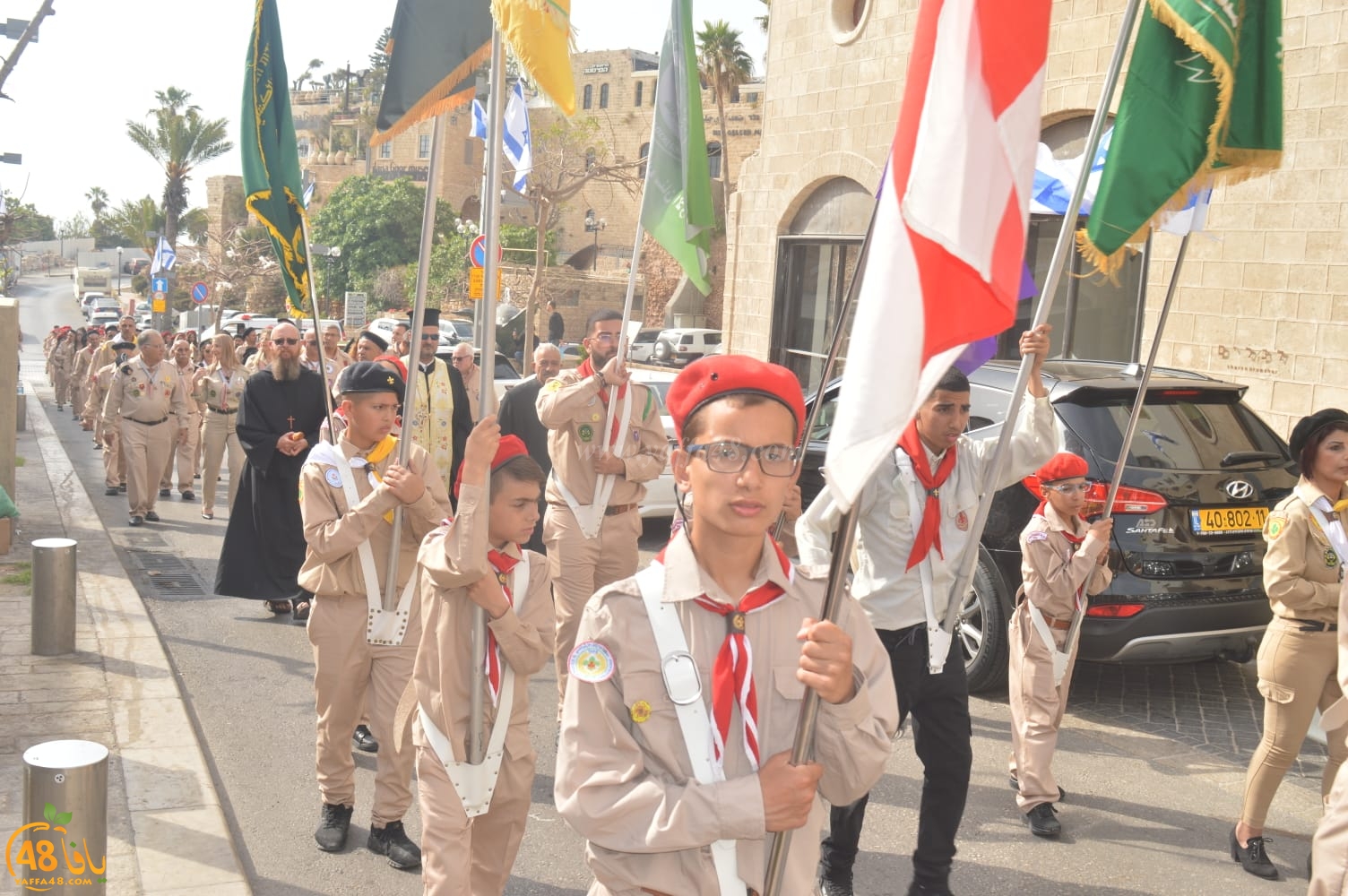 المزيد من الصور والفيديو لاحتفال السرايا الكشفية بيافا بسبت النور 